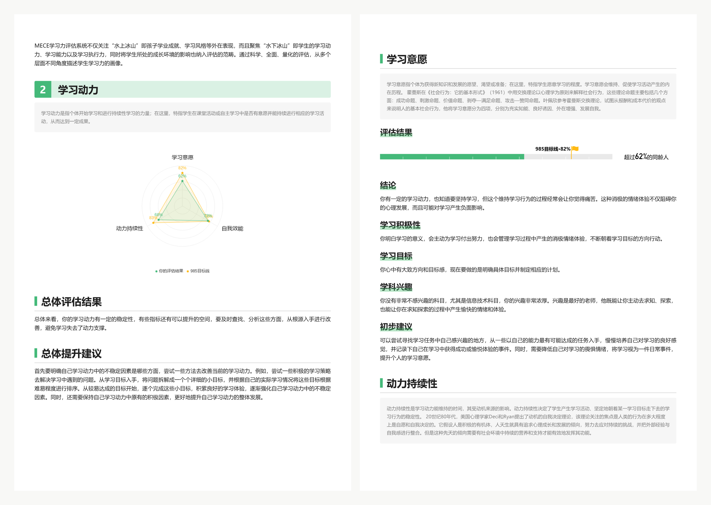 学习状态真实匿名报告节选